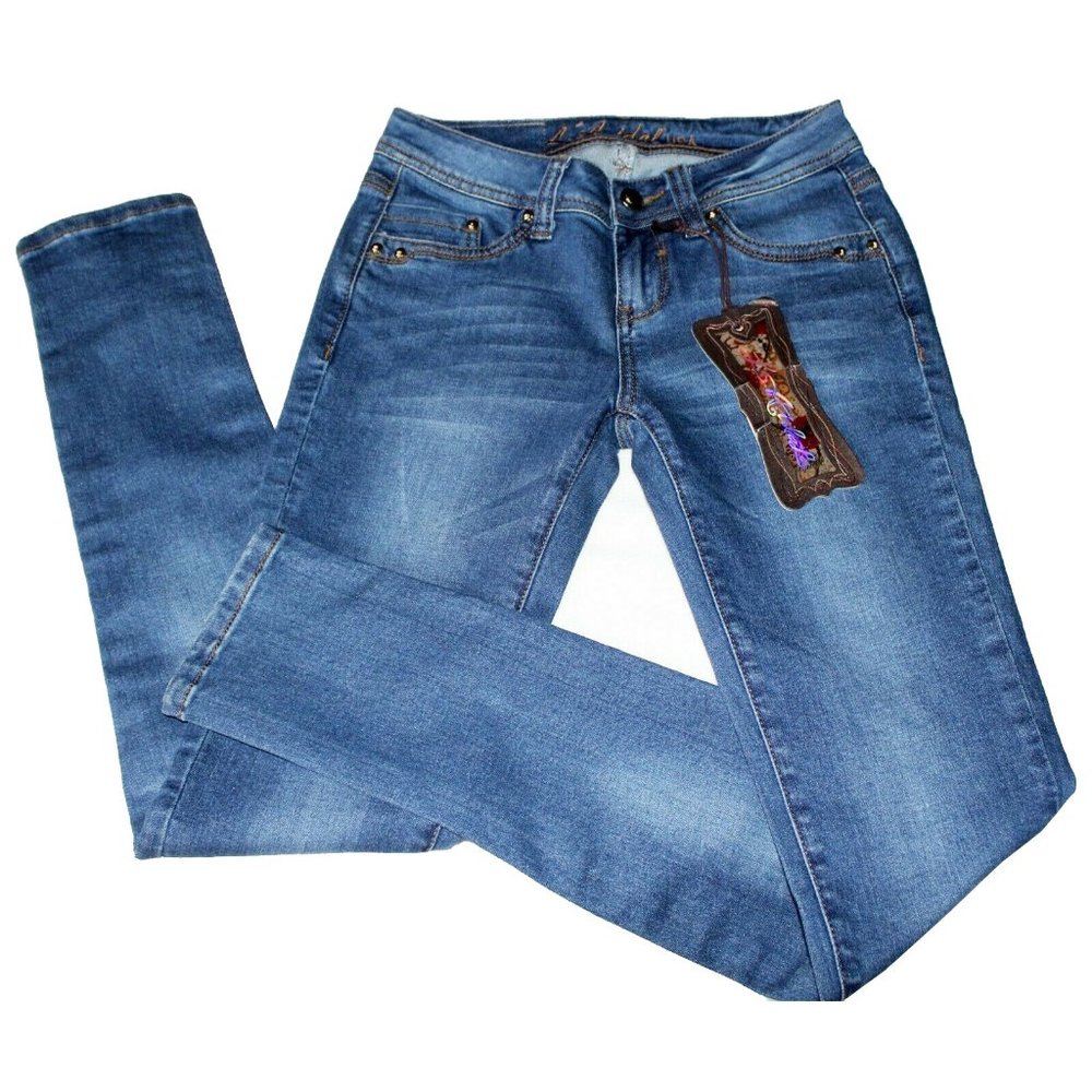 L.A. idol USA Jr/Misses Size 1 Low Rise Skinny